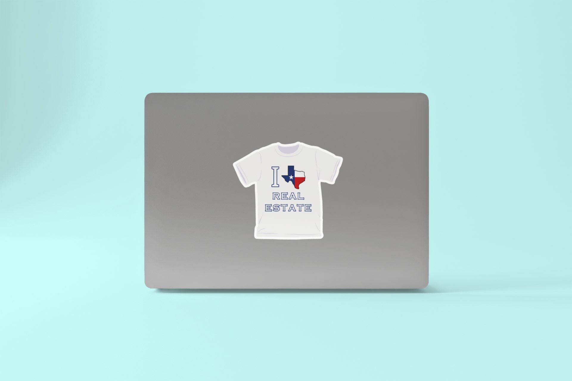 I Love Texas Real Estate 4-inch waterproof vinyl sticker for Texas real estate agents — The Real Estate Pro Shop