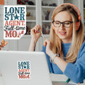Lone Star Agent Full-Time Mom 4-inch waterproof vinyl sticker — The Real Estate Pro Shop